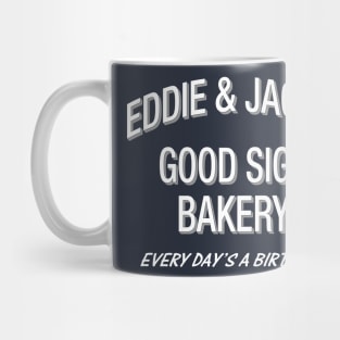 Eddie and Jack's Good Sign Bakery Mug